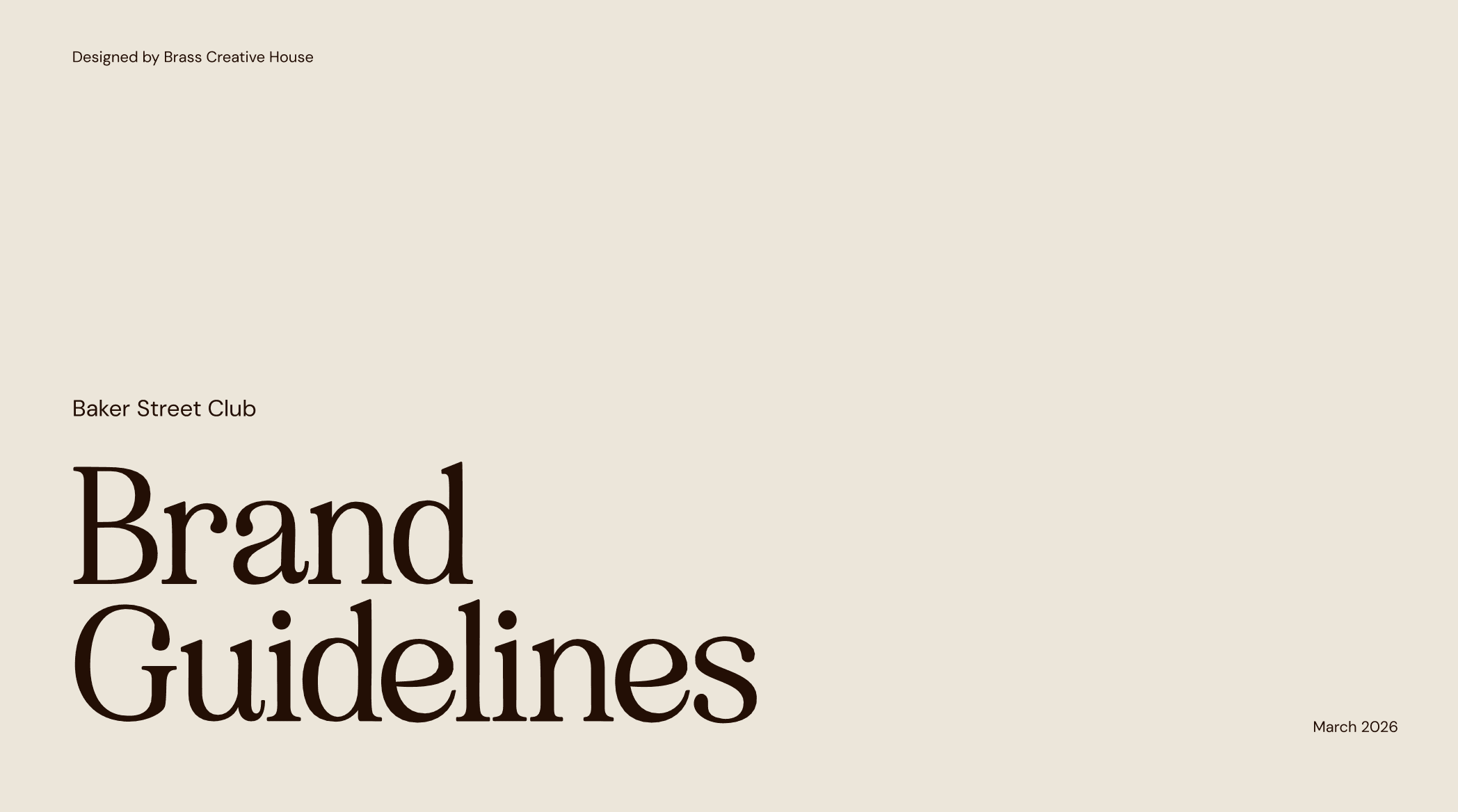 Brand Guidelines cover